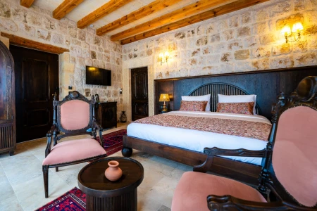 Kapadokya Balayı Suite 204 | Özel Teras & 6 Kişilik Outdoor Jakuzi | Aurelia Cave Suites