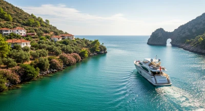 Side Private Yacht Escape: Sail River to Mediterranean with Lunch Included