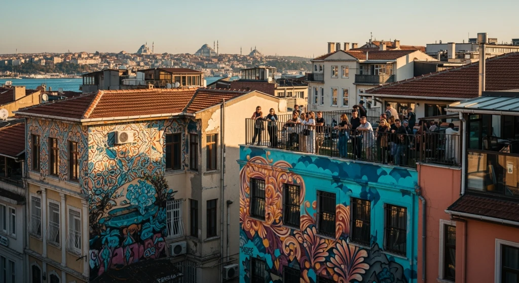 Istanbul Street Art and Rooftop Views Tour