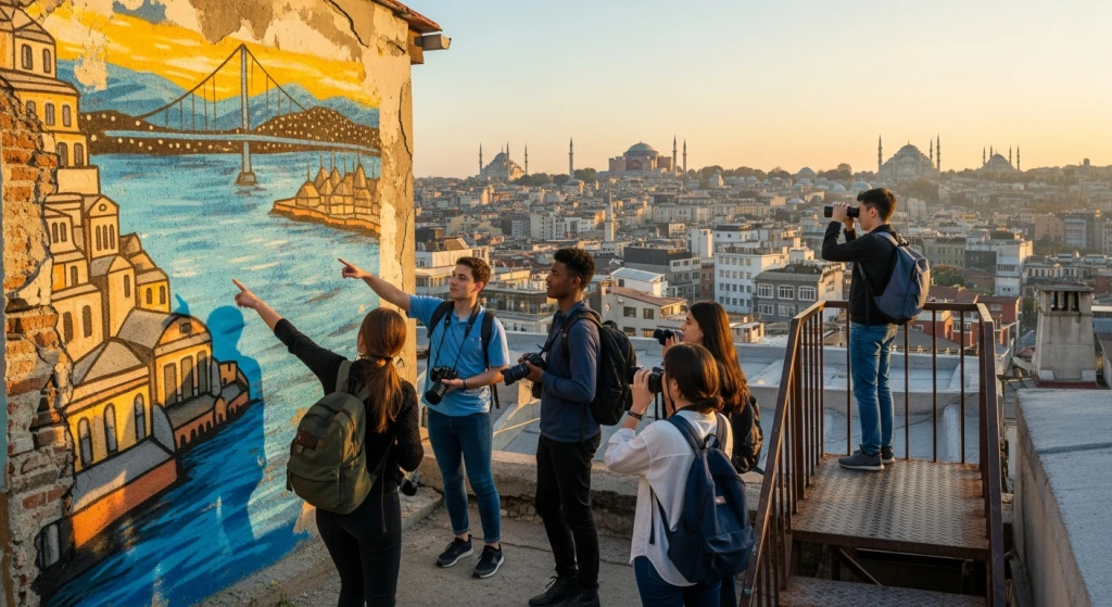 Istanbul Street Art and Rooftop Views Tour