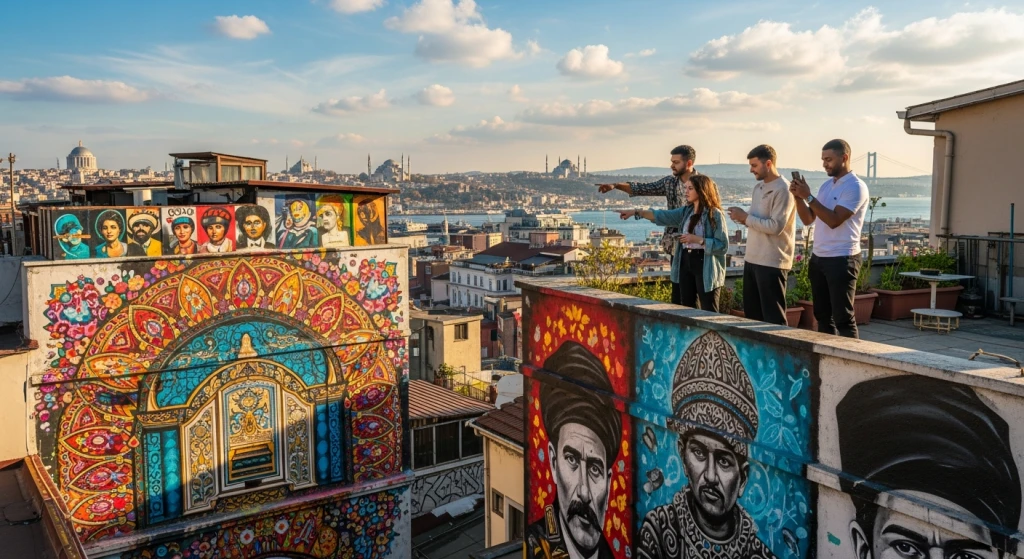 Istanbul Street Art and Rooftop Views Tour