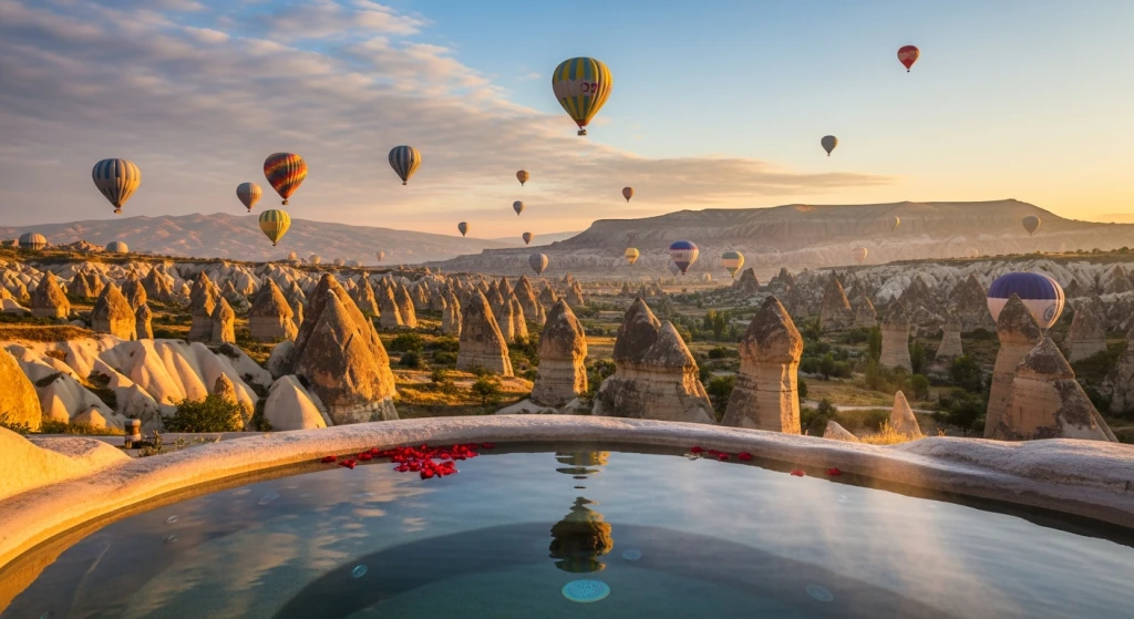 Kapadokya’da Ekonomik Lüks: 3G2G Jakuzili Romantik Balayı Kaçamağı