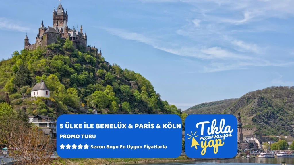 5 ÜLKE ILE BENELÜX & PARİS & KÖLN (PROMO) TURU Pegasus Havayolları ile 7 gece Brüksel Gidiş – Brüksel Dönüş || 16486||21175