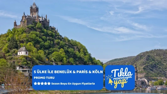 5 ÜLKE ILE BENELÜX & PARİS & KÖLN (PROMO) TURU Pegasus Havayolları ile 7 gece Brüksel Gidiş – Brükse...