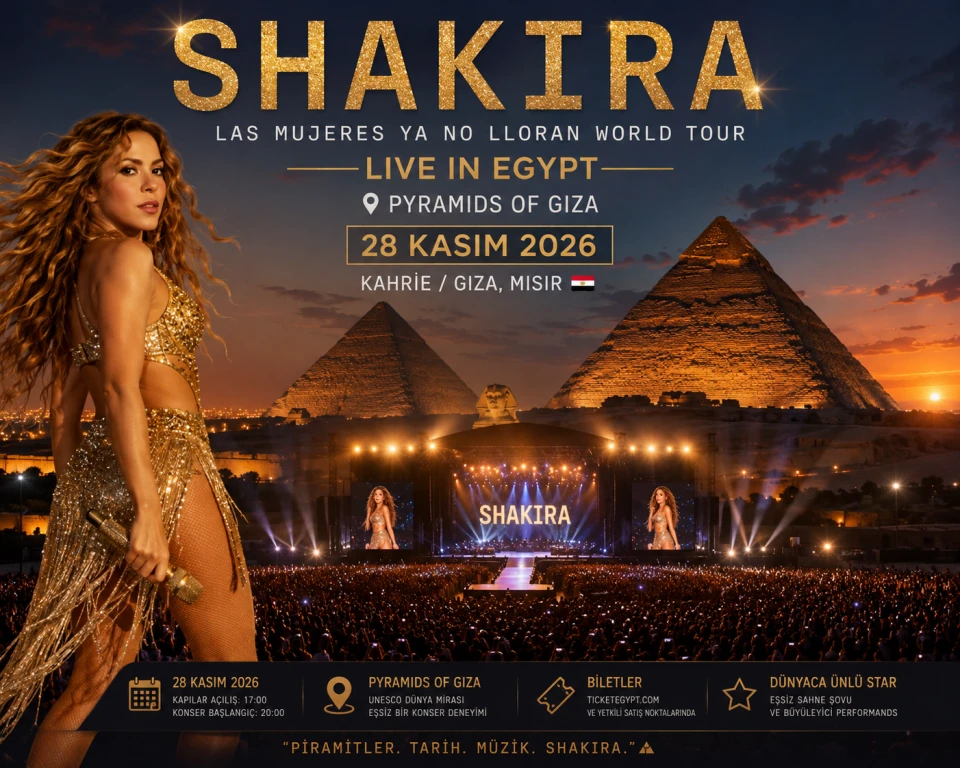 Shakira Konseri + Sharm El Sheikh ve Piramitler Turu