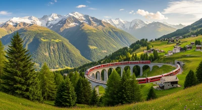 Bernina Ekspresi ile Masalsı İsviçre–İtalya Rotası