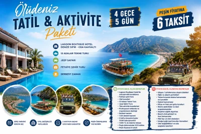 Fethiye & Ölüdeniz Premium Tatil Paketi 4 gece 5 Gün