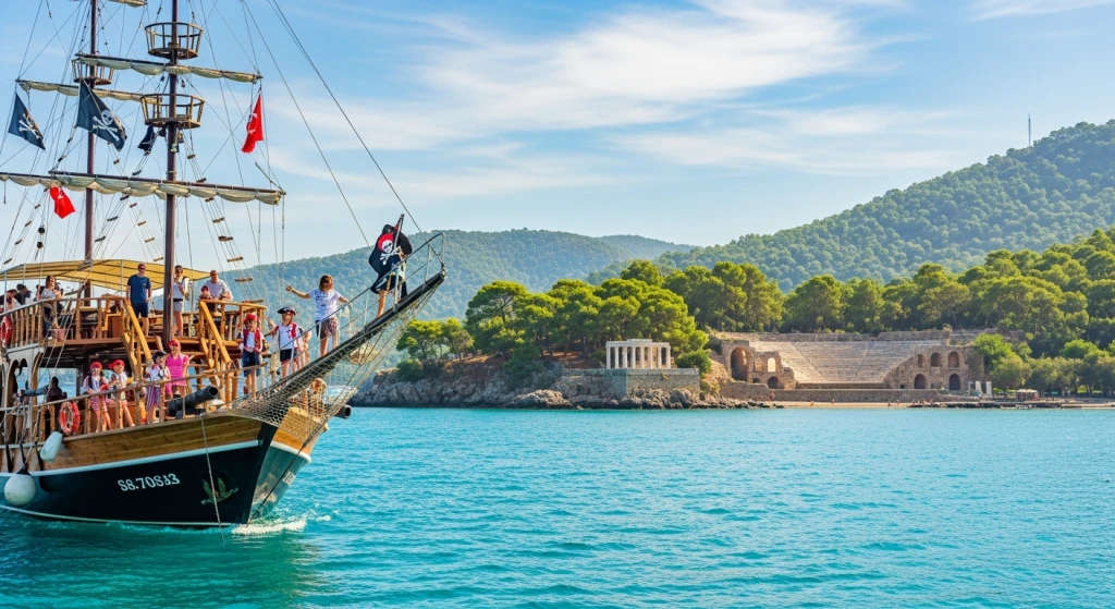 Set Sail from Side on a Family Pirate Ship Cruise with Kids’ Pirate Certificate