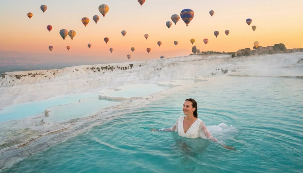 Marmaris: Pamukkale Day Trip with Breakfast & Guided Visit