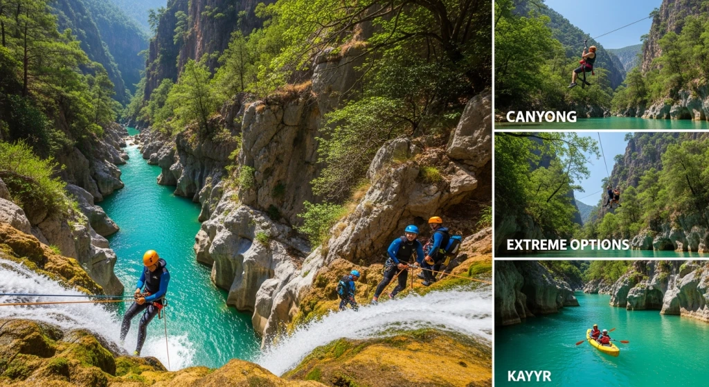 Kemer Goynuk Canyon Tour with Extreme Adventure Options