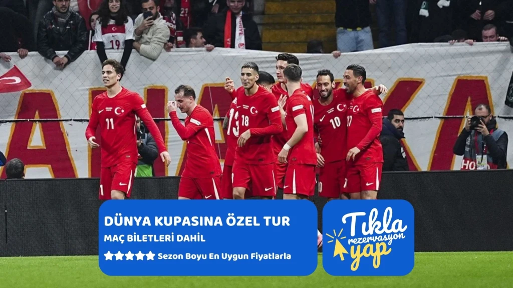 DÜNYA KUPASI ÖZEL DOĞU ve BATI AMERİKA TURU - 2 MAÇ İÇİN BİLET DAHİL Türk Hava Yolları ile 11 Gece Paraguay ve A.B.D. Maç Biletleri Dahil…(Premium Section ve VIP Box Bilet Seçeneklerini Sorunuz)
