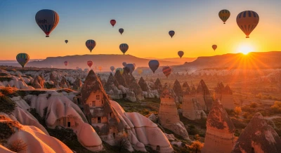 Sunrise Over Fairy Chimneys: Inside Cappadocia’s Hot Air Balloon Magic