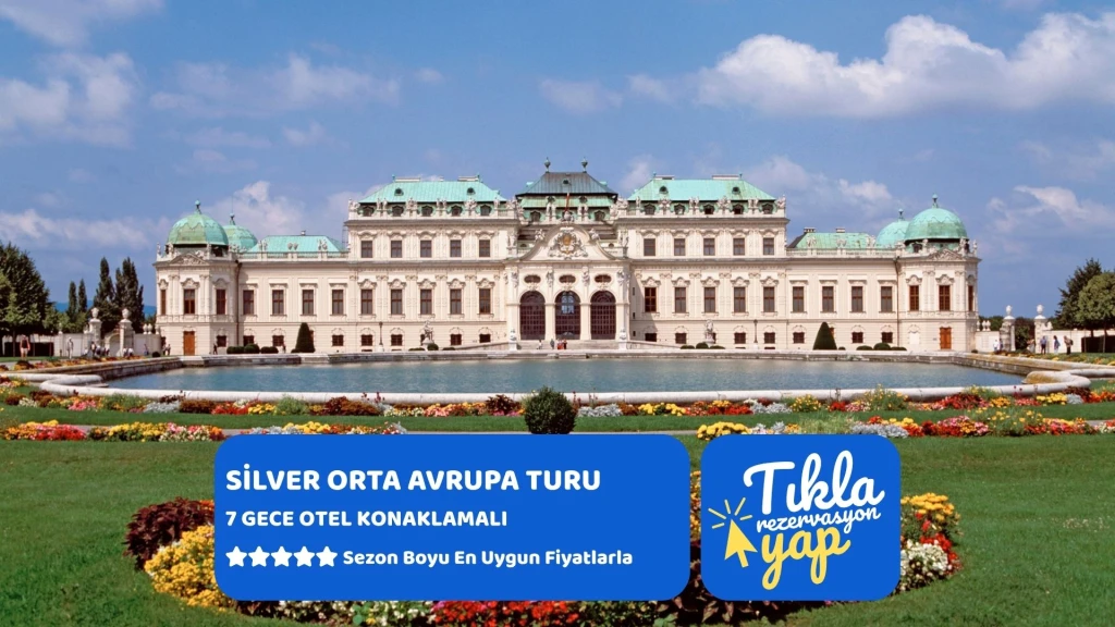 Silver Orta Avrupa “Avusturya, Çekya, Slovakya, Macaristan” (VIE-BUD) AJet ile 7 gece