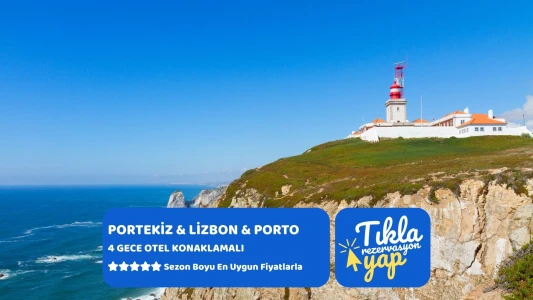 Elegant Portekiz & Lizbon & Porto Türk Havayolları ile 4 Gece 5 Gün LIS-OPO