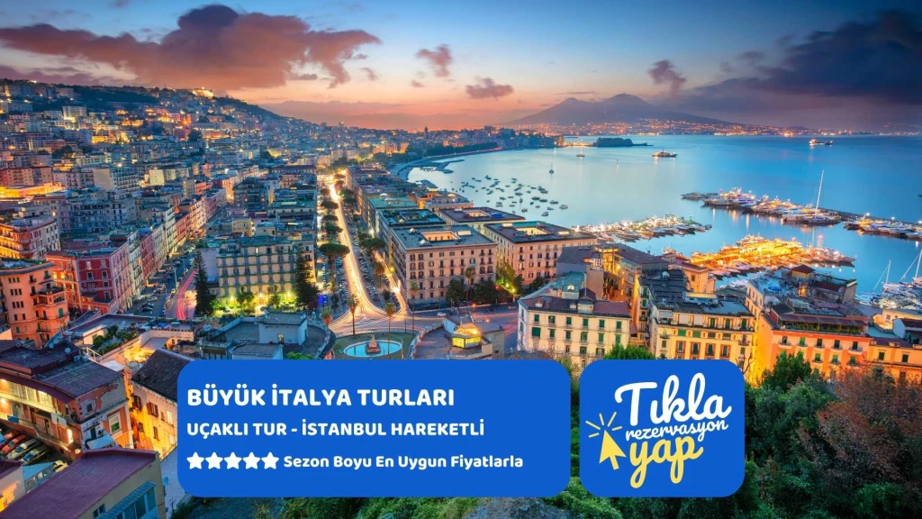 Baştan Başa İtalya Turu Türk Havayolları Seferi İle 7 Gece 8 Gün (Ljubljana-Napoli)