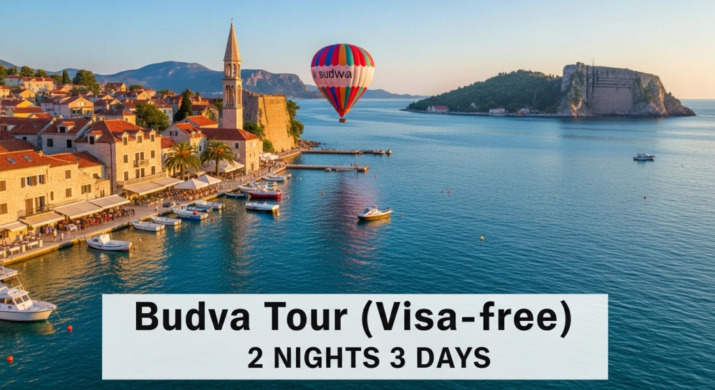 Budva Tour Visumfrei 2 Nächte 3 Tage Urlaubspaket