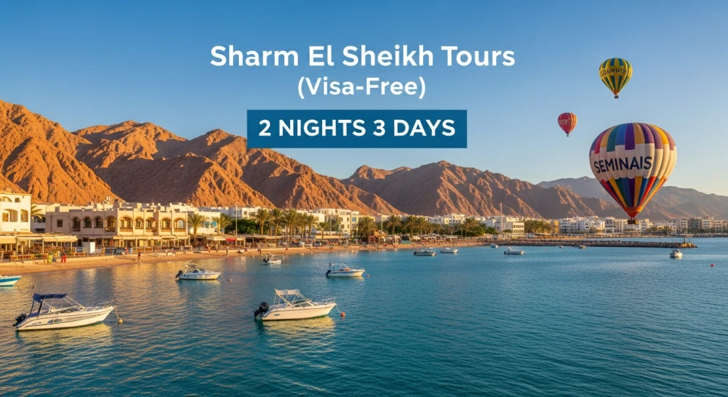 Sharm El Sheikh Tour ohne Visum 2 Nächte 3 Tage Paket