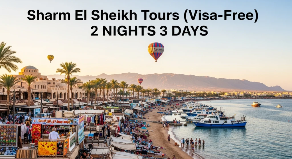 Sharm El Sheikh Tour ohne Visum 2 Nächte 3 Tage Paket