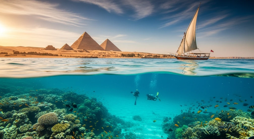 Visumfreies Ägypten und Rotmeertour 8 Nächte 9 Tage