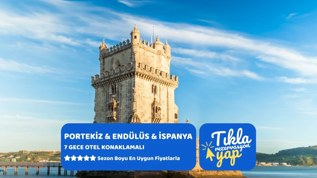 MEGA PORTEKİZ & ENDÜLÜS & İSPANYA Pegasus Havayolları ile 7 gece Sabah Madrid Gidiş – Öğlen Barcelona Dönüş || 16619||21763