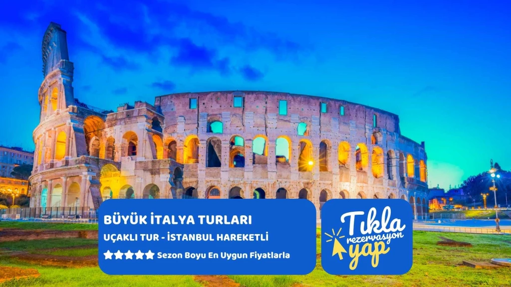 Baştan Başa İtalya Turu Türk Havayolları Seferi İle 7 Gece 8 Gün (Napoli-Ljubljana)
