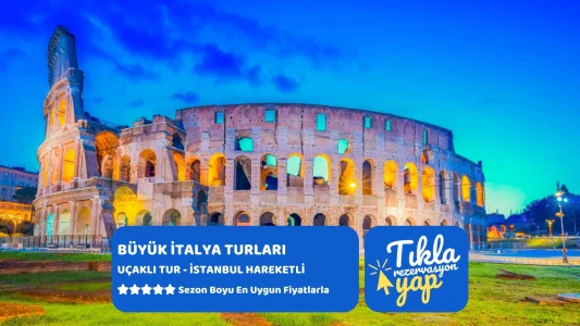 Baştan Başa İtalya Turu Türk Havayolları Seferi İle 7 Gece 8 Gün (Napoli-Ljubljana)