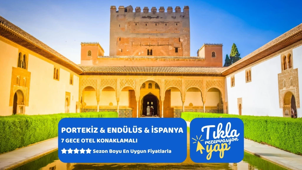 MEGA PORTEKİZ & ENDÜLÜS & İSPANYA Pegasus Havayolları ile 7 gece Sabah Madrid Gidiş – Öğlen Barcelona Dönüş || 16619||21837