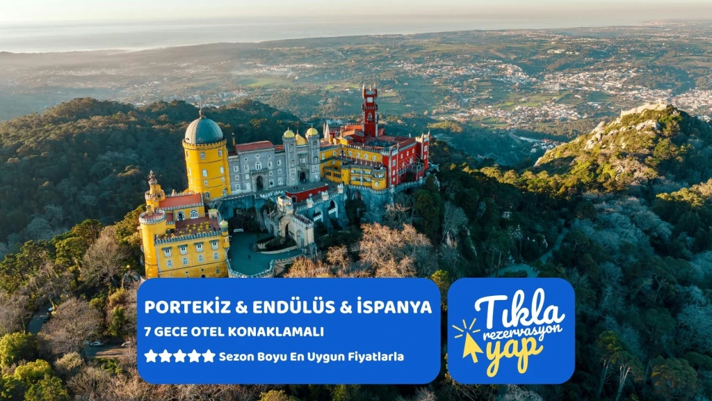 MEGA PORTEKİZ & ENDÜLÜS & İSPANYA Pegasus Havayolları ile 7 gece Sabah Madrid Gidiş – Öğlen Barcelona Dönüş || 16619||21838