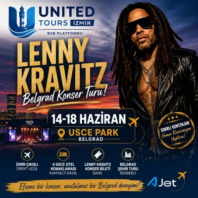 A Jet ile Belgrad Lenny Kravitz Konser Turu