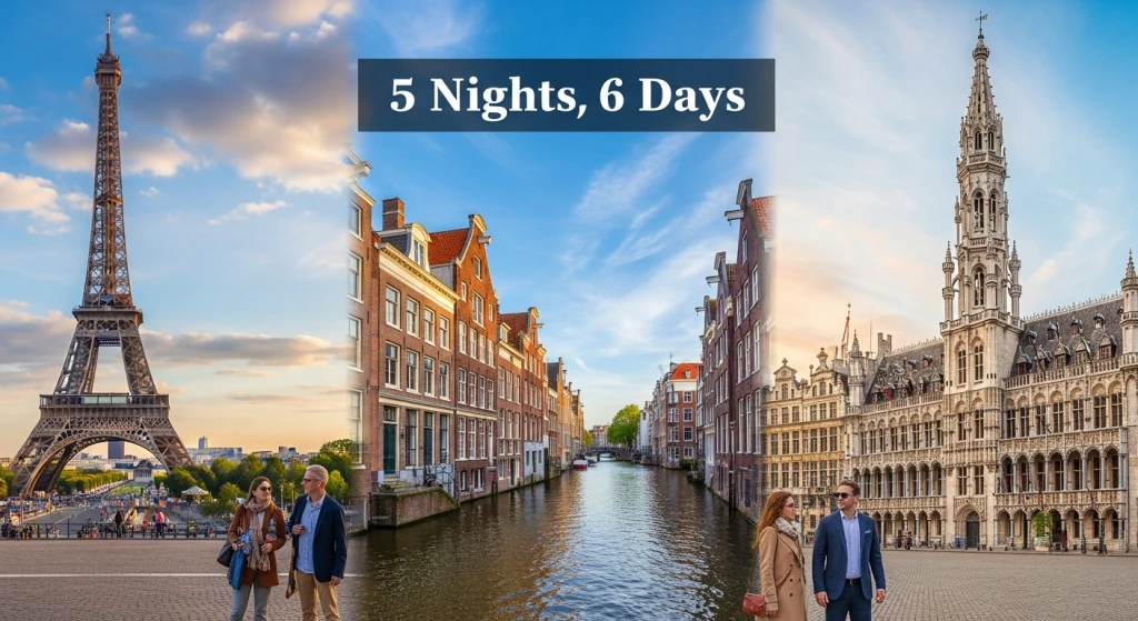 Paris Amsterdam Brüksel Turu 5 Gece 6 Gün