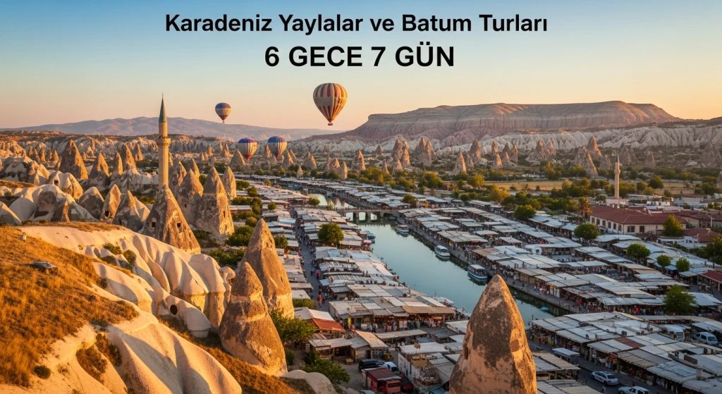 Karadeniz Yaylalar ve Batum Turu 6 Gece 7 Gün