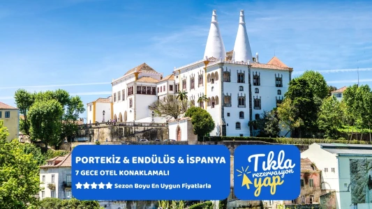 MEGA PORTEKİZ & ENDÜLÜS & İSPANYA Pegasus Havayolları ile 7 gece Sabah Madrid Gidiş – Öğlen Barcelon...