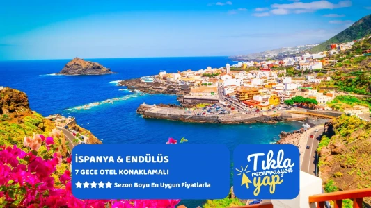 MEGA İSPANYA & ENDÜLÜS VE TURKUAZ SAHİLLER TURU Pegasus Havayolları ile 7 gece Sabah Barcelona Gidiş...