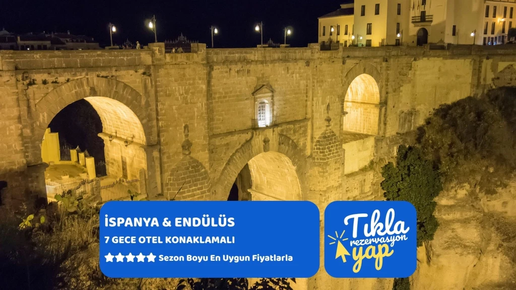 Elegant İspanya & Endülüs Pegasus Hava Yolları ile 7 Gece 8 Gün MAD-BCN