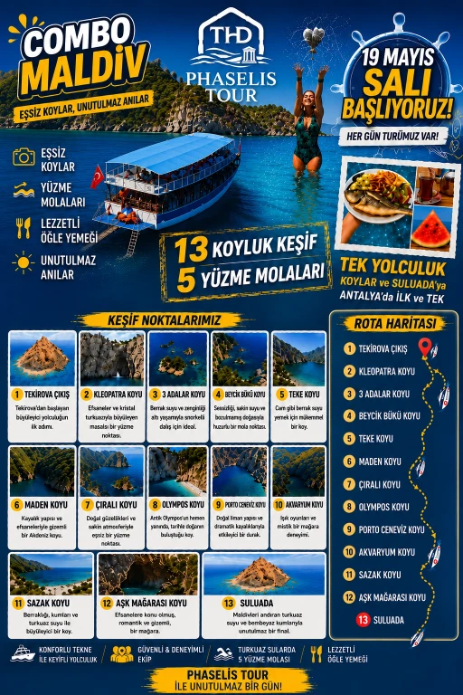 Portoceneviz  ve Suluada  Maldiv Yat Turu