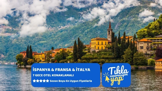 İSPANYA & FRANSA & İTALYA TURU Pegasus Havayolları ile 7 gece Barcelona Gidiş – Milano Dönüş || 1637...
