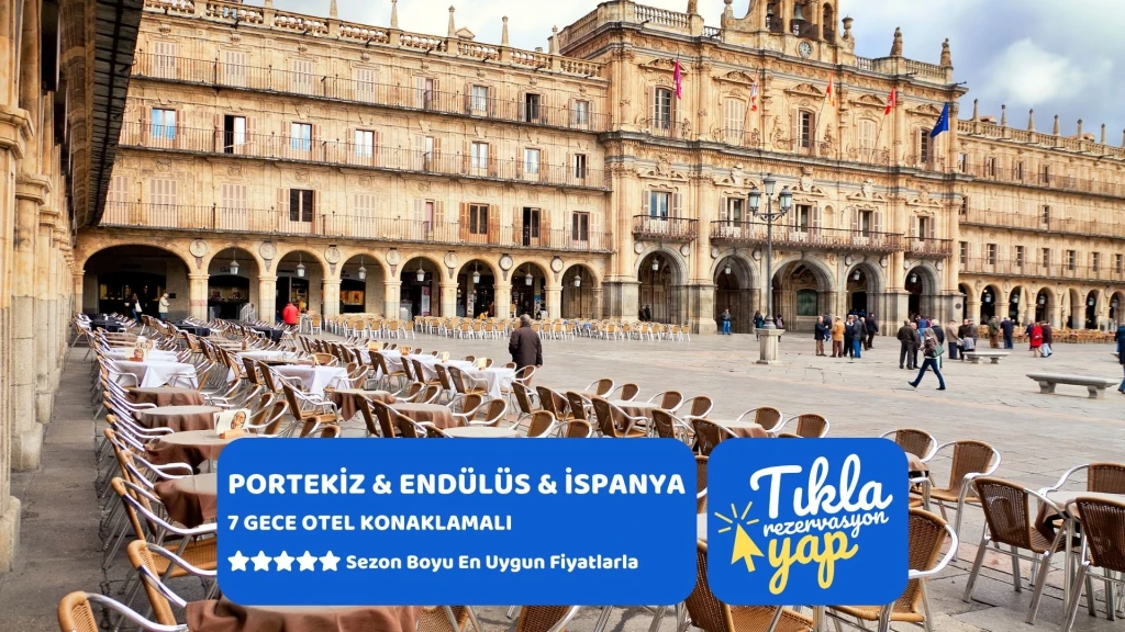 MEGA PORTEKİZ & ENDÜLÜS & İSPANYA Türk Hava Yolları ile 7 gece Sabah Madrid Gidiş – Akşam Barcelona Dönüş || 16623||21797