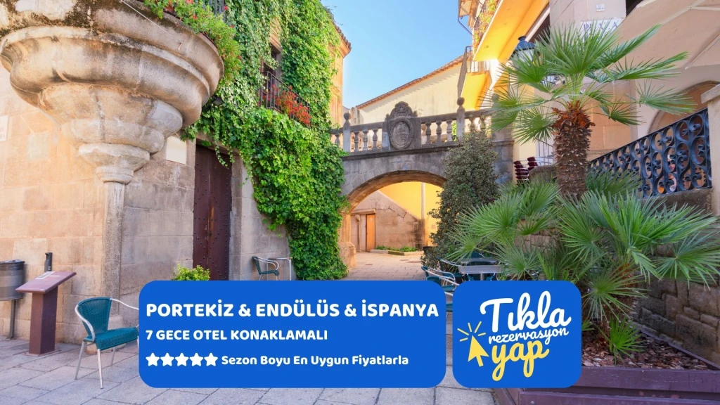 MEGA PORTEKİZ & ENDÜLÜS & İSPANYA Pegasus Havayolları ile 7 gece Sabah Madrid Gidiş – Öğlen Barcelona Dönüş || 16619||21840