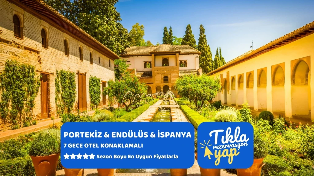 MEGA PORTEKİZ & ENDÜLÜS & İSPANYA Pegasus Havayolları ile 7 gece Sabah Madrid Gidiş – Öğlen Barcelona Dönüş || 16619||21842
