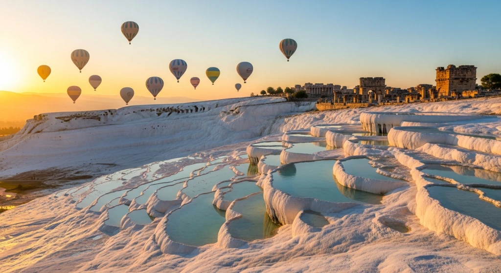Marmaris: Pamukkale and Hierapolis Day Trip with Balloon