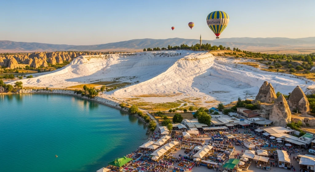 Marmaris: Pamukkale and Hierapolis Day Trip with Balloon