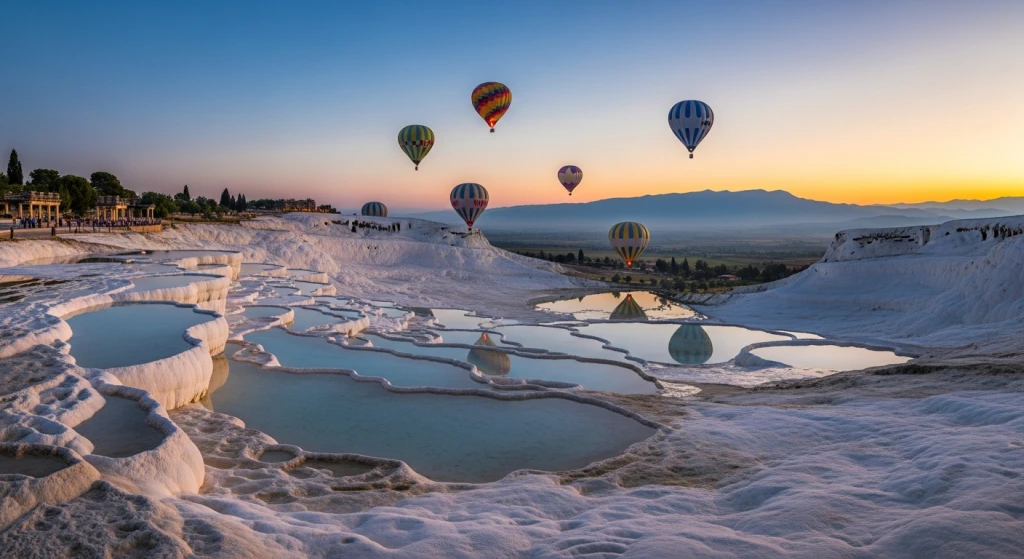 Marmaris: Pamukkale and Hierapolis Day Trip with Balloon
