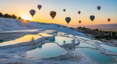 Marmaris: Pamukkale and Hierapolis Day Trip with Balloon