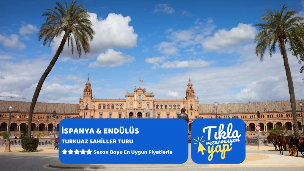 MEGA İSPANYA & ENDÜLÜS VE TURKUAZ SAHİLLER TURU Pegasus Havayolları ile 7 gece Sabah Barcelona Gidiş – Öğlen Madrid Dönüş || 16732||21982