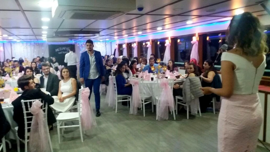 Graduation Ball on the Boat in the Bosphorus
