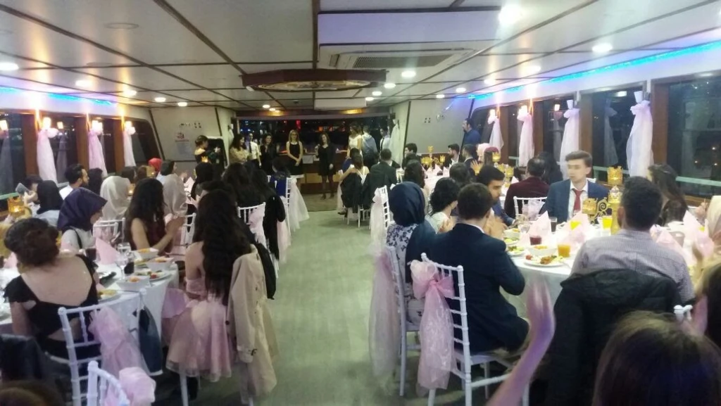 Graduation Ball on the Boat in the Bosphorus