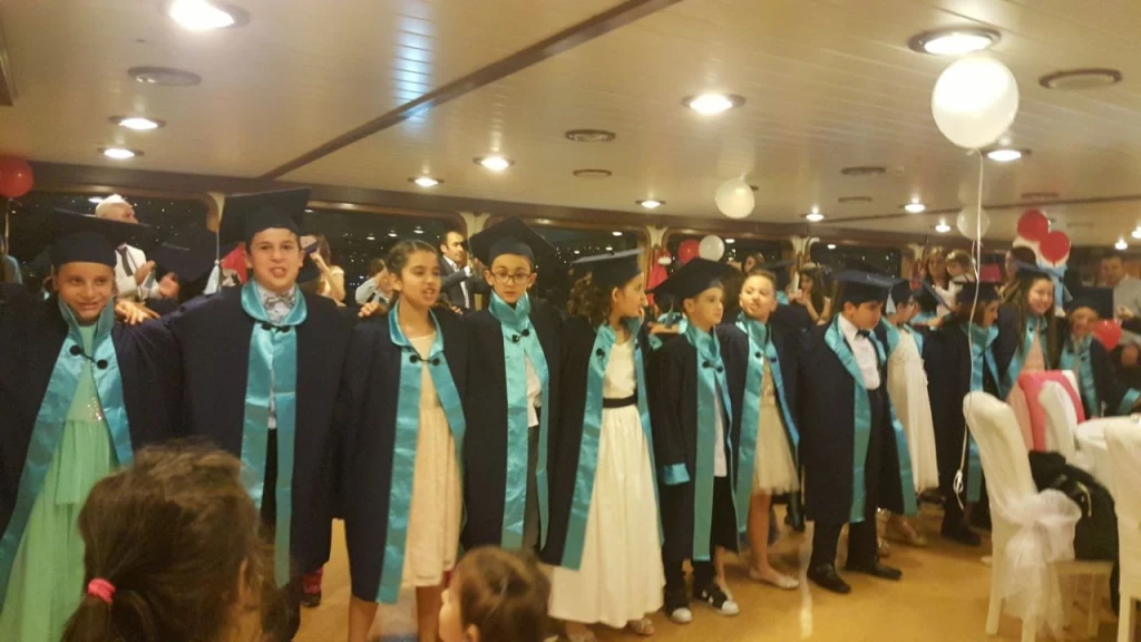 Graduation Ball on the Boat in the Bosphorus