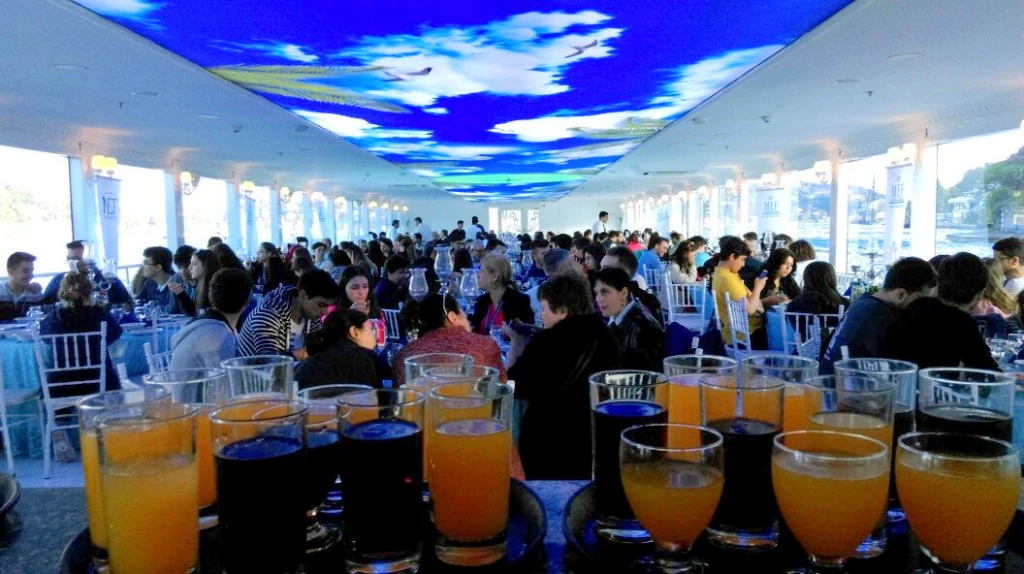 Graduation Ball on the Boat in the Bosphorus