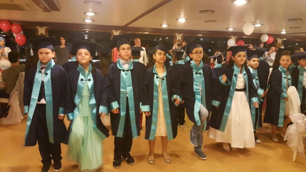 Graduation Ball on the Boat in the Bosphorus