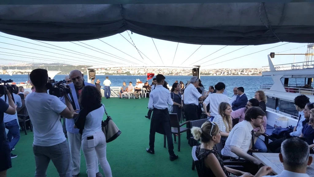 Graduation Ball on the Boat in the Bosphorus